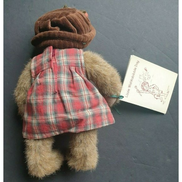 Boyds Bears Lizzie Wishkabibble 10" Tags Teddy Plaid Dress Archive Collection - Picture 6 of 10